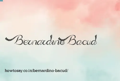 Bernardino Bacud