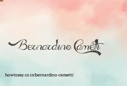 Bernardino Cametti