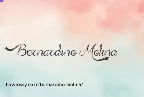 Bernardino Molina