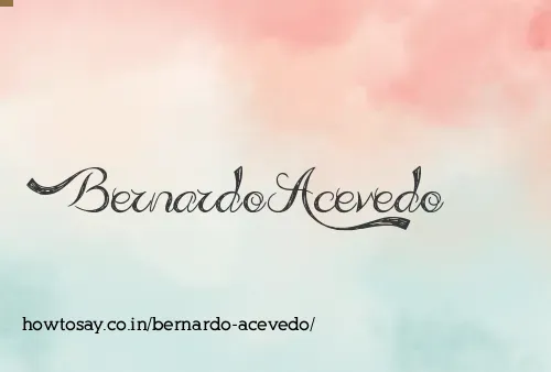 Bernardo Acevedo