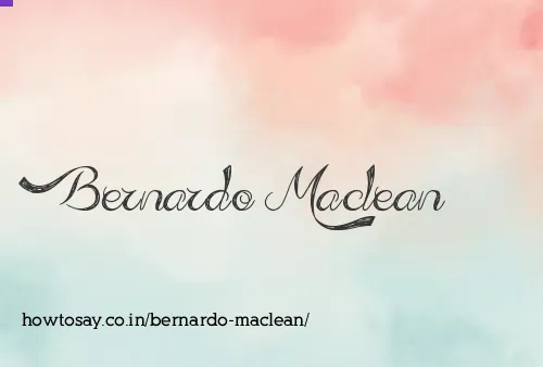 Bernardo Maclean