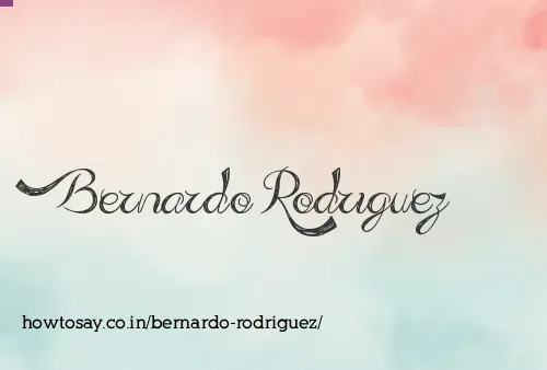 Bernardo Rodriguez