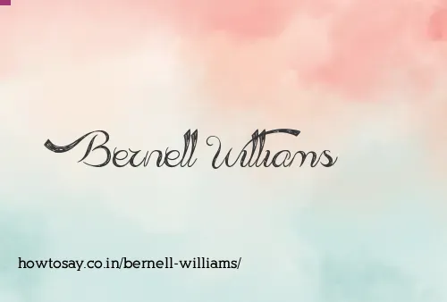 Bernell Williams