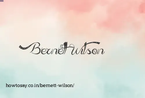 Bernett Wilson