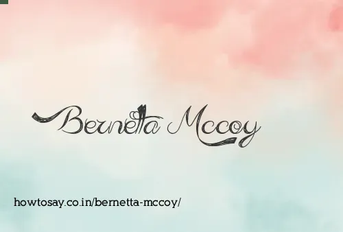 Bernetta Mccoy