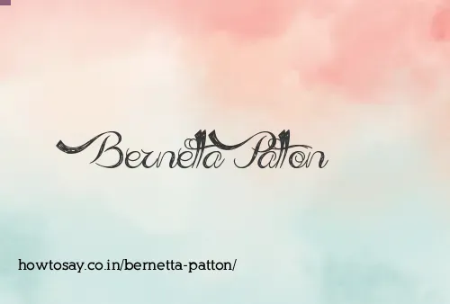Bernetta Patton