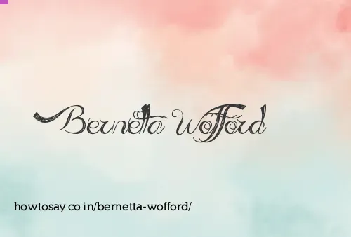 Bernetta Wofford