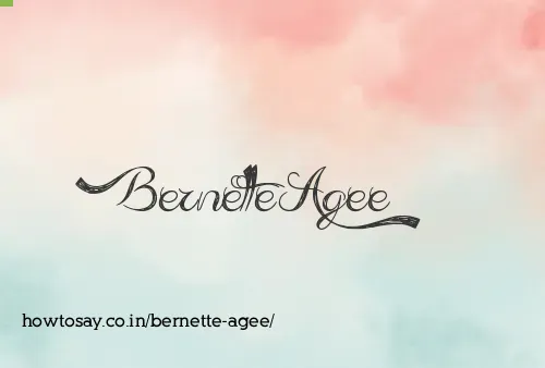 Bernette Agee