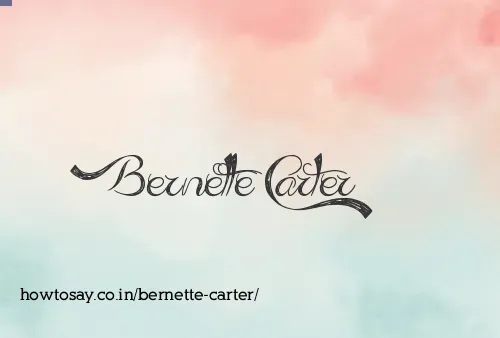 Bernette Carter