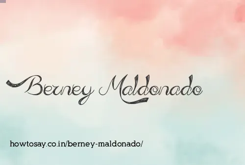 Berney Maldonado