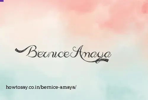 Bernice Amaya