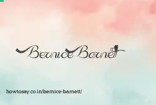 Bernice Barnett