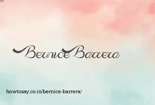 Bernice Barrera