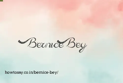 Bernice Bey