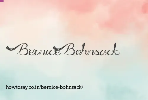 Bernice Bohnsack