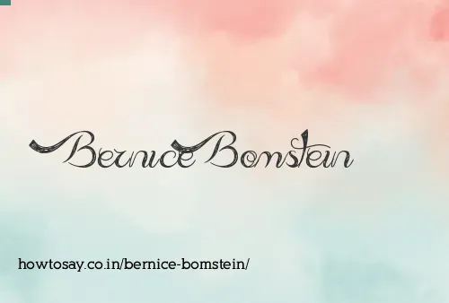 Bernice Bomstein