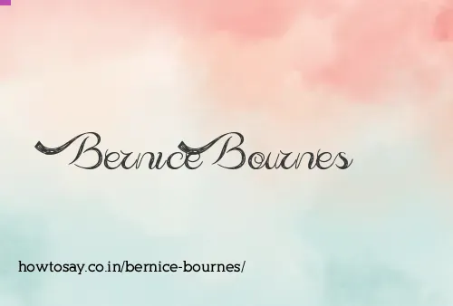 Bernice Bournes