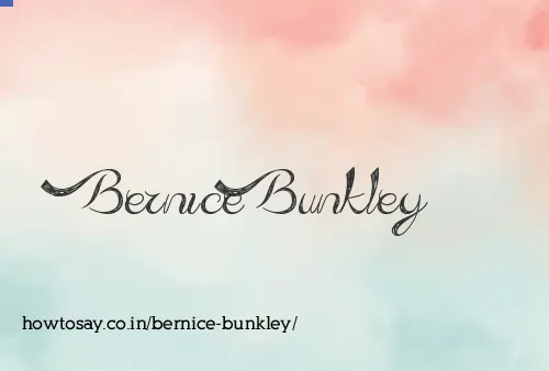 Bernice Bunkley
