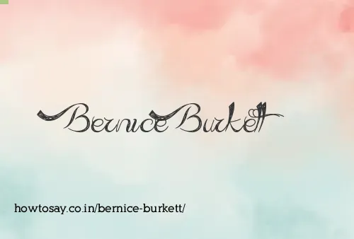 Bernice Burkett