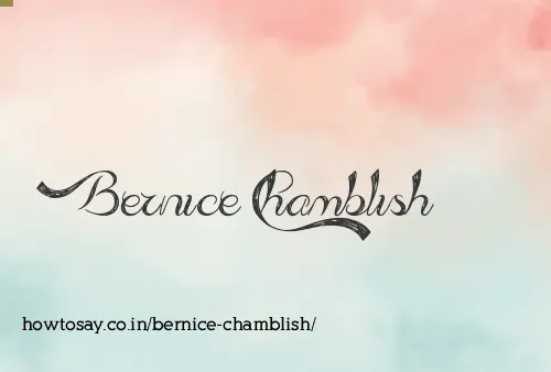Bernice Chamblish