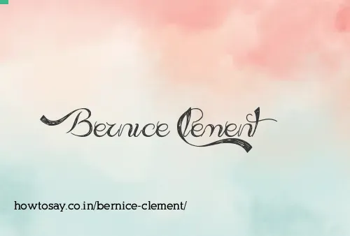 Bernice Clement