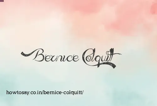 Bernice Colquitt