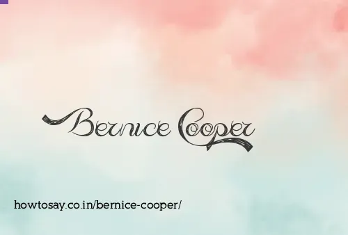 Bernice Cooper