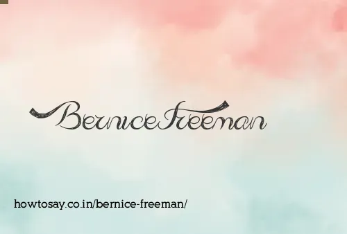 Bernice Freeman