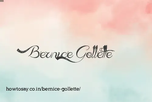 Bernice Gollette