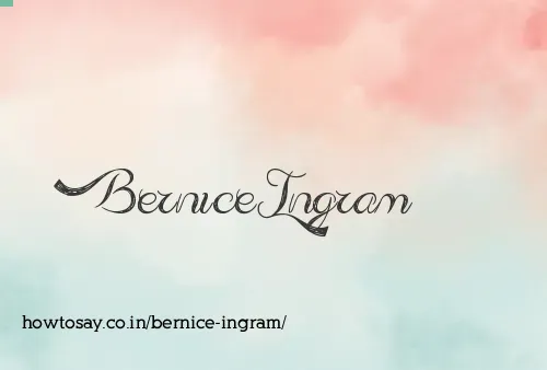 Bernice Ingram