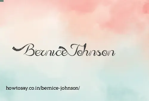 Bernice Johnson