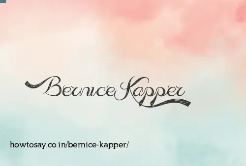 Bernice Kapper