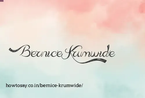 Bernice Krumwide