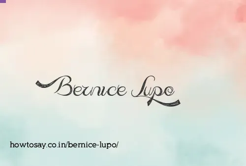 Bernice Lupo