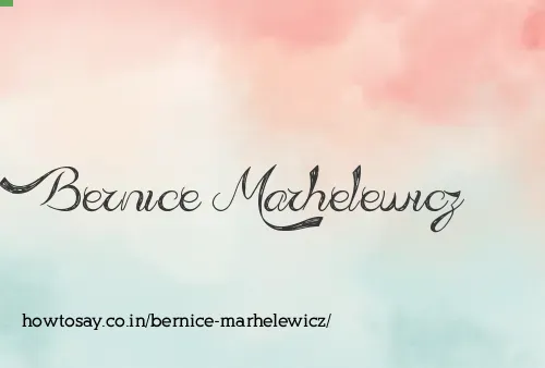 Bernice Marhelewicz