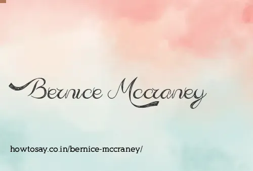 Bernice Mccraney
