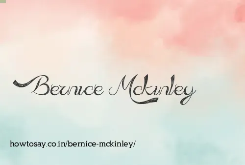 Bernice Mckinley
