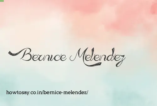 Bernice Melendez
