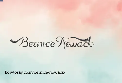 Bernice Nowack