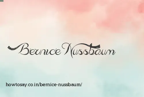 Bernice Nussbaum