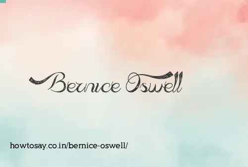 Bernice Oswell