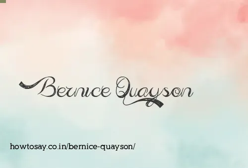 Bernice Quayson