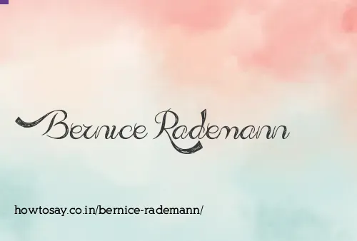 Bernice Rademann