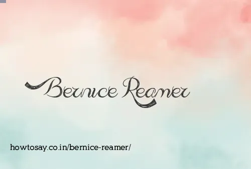Bernice Reamer