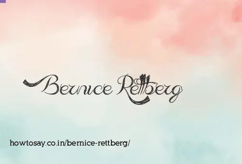 Bernice Rettberg
