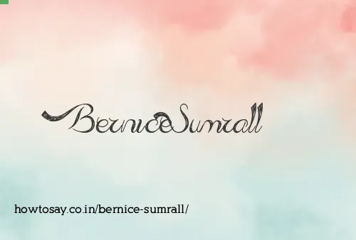 Bernice Sumrall