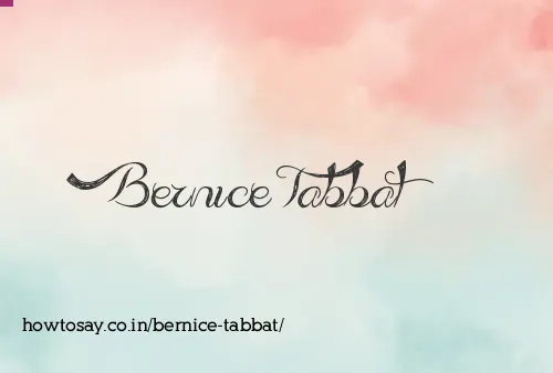 Bernice Tabbat