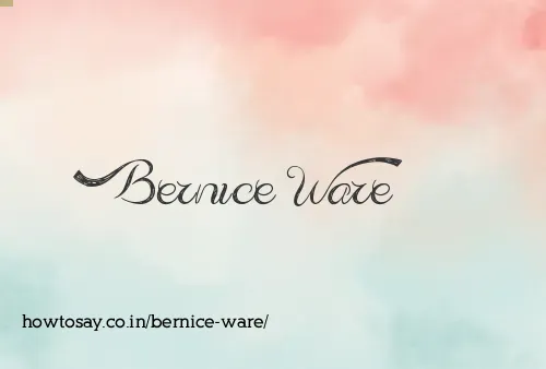 Bernice Ware