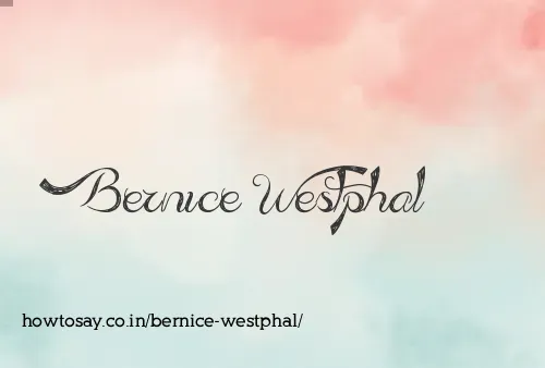 Bernice Westphal