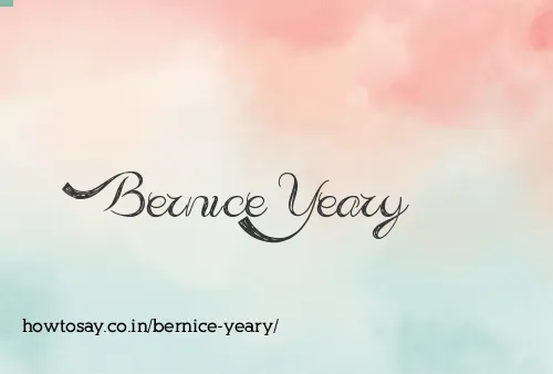 Bernice Yeary